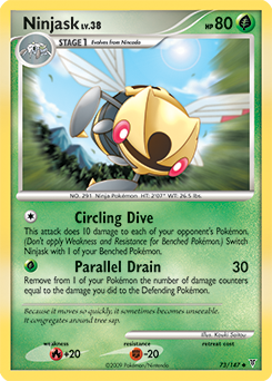 Ninjask #73 from Supreme Victors