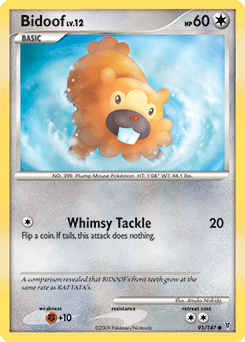 Bidoof #91 from Supreme Victors