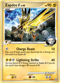 Zapdos G #12 from Arceus