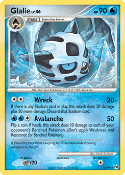 Glalie #18 from Arceus