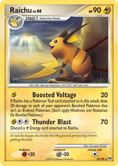 Raichu #27 from Arceus