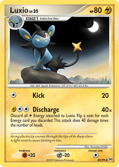 Luxio #43 from Arceus