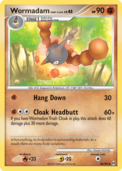 Wormadam Sandy Cloak #50 from Arceus