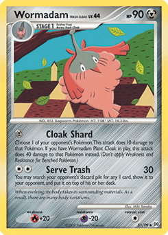 Wormadam Trash Cloak #51 from Arceus