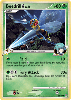 Beedrill G #53 from Arceus