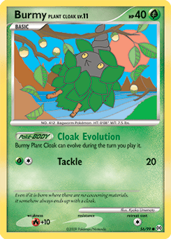 Burmy Plant Cloak #56 from Arceus