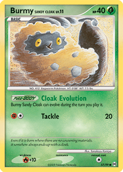 Burmy Sandy Cloak #57 from Arceus