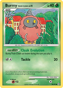 Burmy Trash Cloak #58 from Arceus