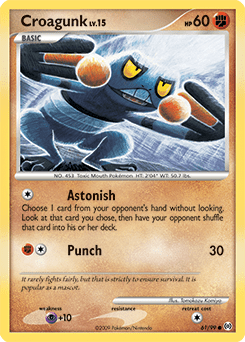 Croagunk #61 from Arceus