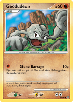 Geodude #65 from Arceus