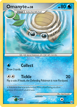 Omanyte #70 from Arceus