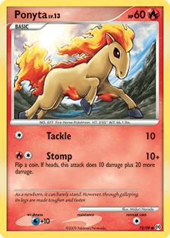 Ponyta #72 from Arceus