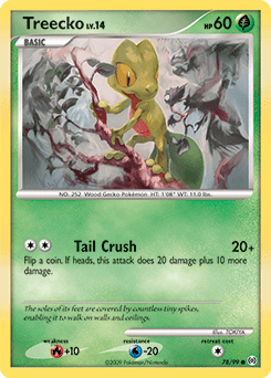 Treecko #78 from Arceus