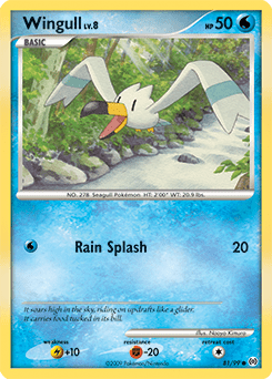 Wingull #81 from Arceus