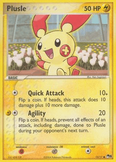 Plusle #13 by Ken Sugimori