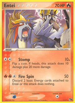 Entei #1 from POP Series 2