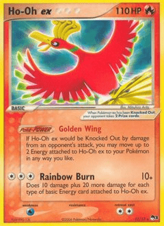 Ho-Oh ex #17 from POP Series 3