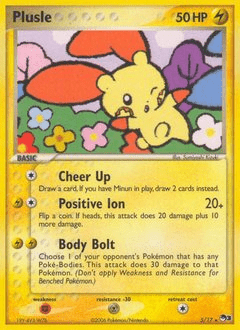 Plusle #5 from POP Series 3