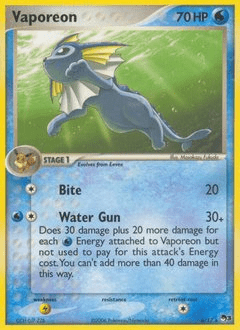 Vaporeon #6 from POP Series 3