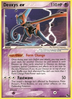Deoxys ex #17 from POP Series 4