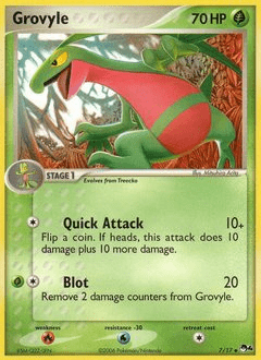 Grovyle #7 from POP Series 4
