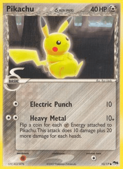 Pikachu (Delta Species) #13 by Ryo Ueda