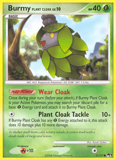 Burmy Plant Cloak #11 from POP Series 7