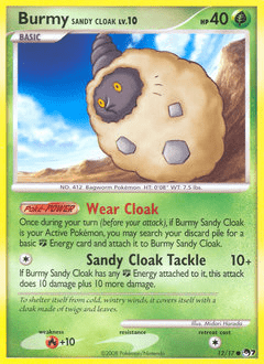 Burmy Sandy Cloak #12 from POP Series 7