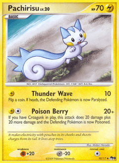 Pachirisu #10 from POP Series 9
