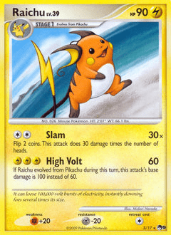 Raichu #3 from POP Series 9