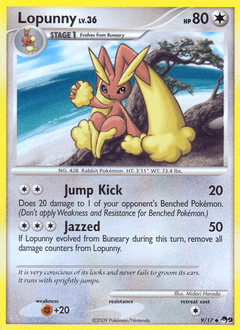 Lopunny #9 from POP Series 9