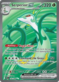 Serperior ex #156 from Black Bolt