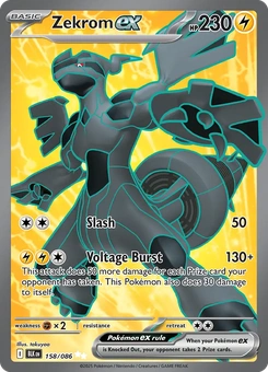Zekrom ex #158 from Black Bolt