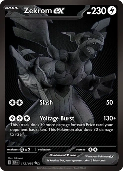 Zekrom ex #172 from Black Bolt