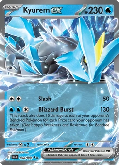 Kyurem ex #28 from Black Bolt