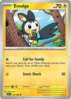 Emolga #29 from Black Bolt