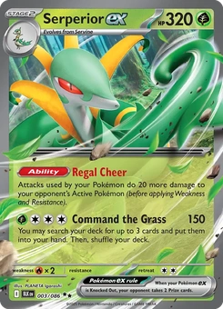 Serperior ex #3 from Black Bolt