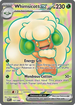 Whimsicott ex #157 from White Flare