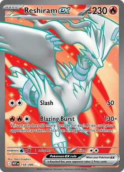 Reshiram ex #158 from White Flare
