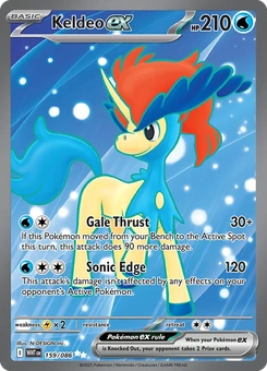 Keldeo ex #159 from White Flare