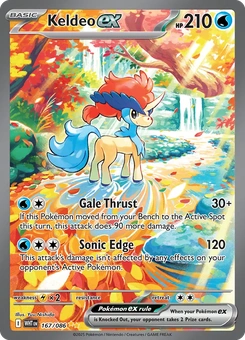 Keldeo ex #167 from White Flare