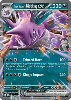 Team Rocket's Nidoking ex #119 from Destined Rivals