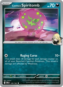 Cynthia's Spiritomb #129 from Destined Rivals