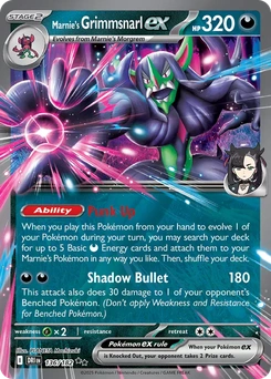 Marnie's Grimmsnarl ex #136 from Destined Rivals
