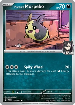 Marnie's Morpeko #137 from Destined Rivals