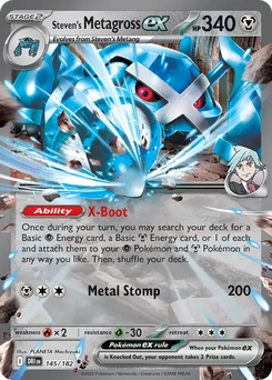 Steven's Metagross ex #145 from Destined Rivals