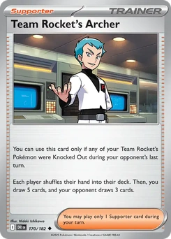 Team Rocket's Archer #170 from Destined Rivals