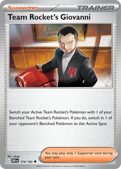 Team Rocket's Giovanni #174 from Destined Rivals
