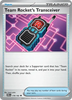 Team Rocket's Transceiver #178 from Destined Rivals