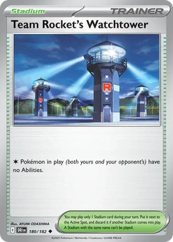 Team Rocket's Watchtower #180 from Destined Rivals
